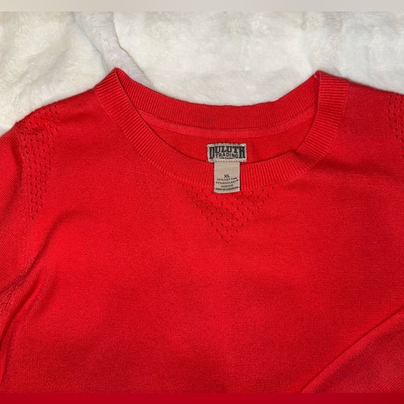 Duluth Trading Co Red Crewneck Sweater - Picture 3 of 4